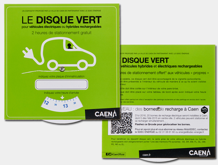 Panneau réservé véhicules électriques vert personnalisé