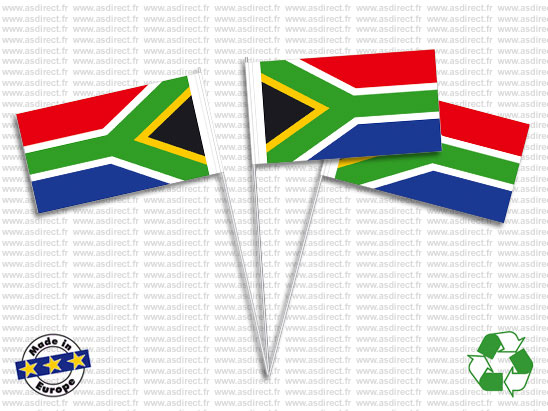 Afrique du Sud drapeau sud-africain drapeau coeur' Autocollant